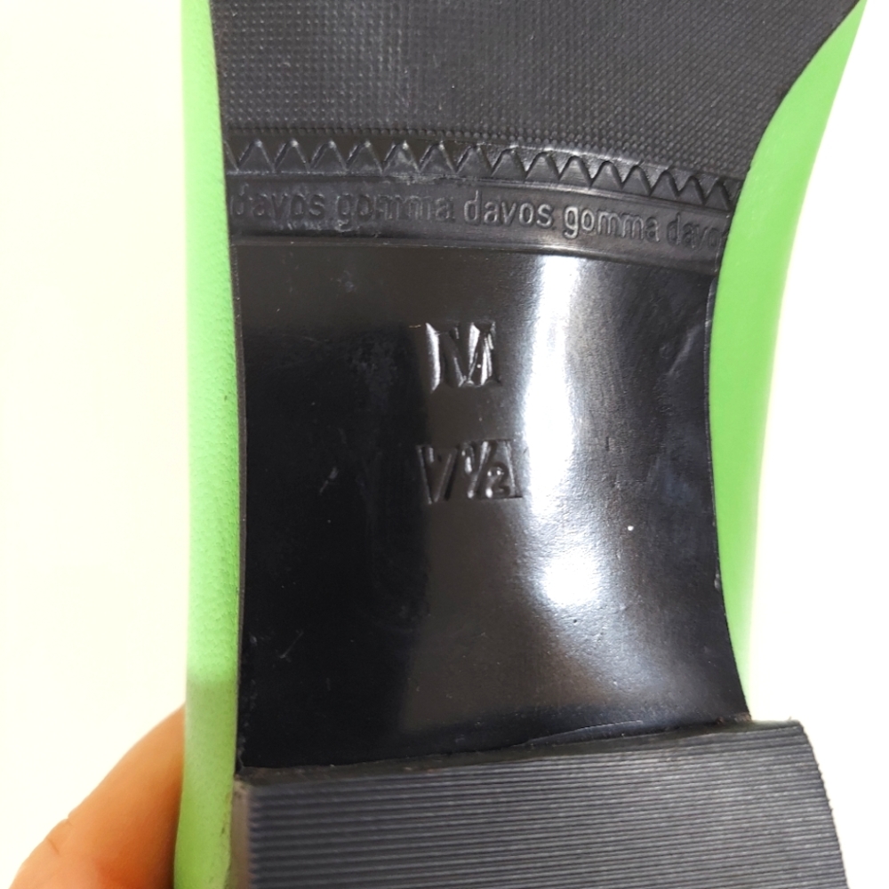 The Tog Shop Multi Toned Green Loafers Women's Size 7.5 M - Picture 6 of 12